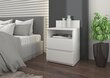 Öökapp ADRK Furniture Puna M1, valge цена и информация | Öökapid | hansapost.ee