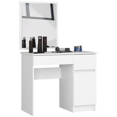 Meigilaud NORE P-2/SL peegliga 500x600 mm, valget värvi цена и информация | Туалетные столики | hansapost.ee