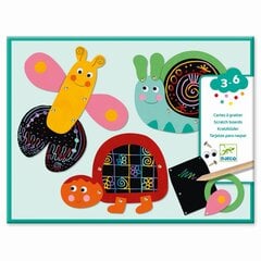 Скретч-карты - Смешные животные Djeco DJ09094 цена и информация | Развивающие игрушки для детей | hansapost.ee
