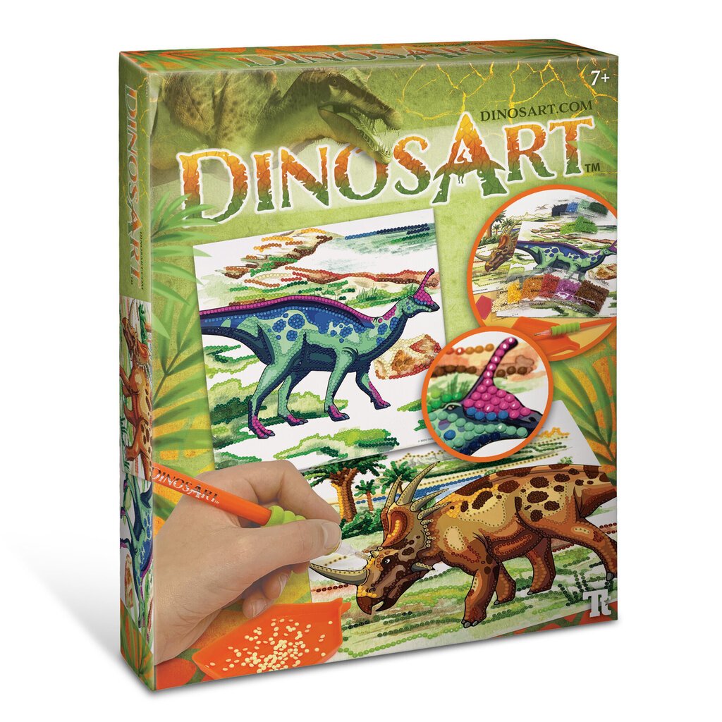 Loomekomplekt Dinoart Dazzle-by-Number, 15051 hind ja info | Arendavad laste mänguasjad | hansapost.ee