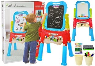 Двухсторонняя доска с аксессуарами 2в1, сине-красная цена и информация | Развивающие игрушки для детей | hansapost.ee