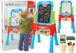 Kahepoolne tahvel koos lisavarustusega 2 ühes, sinine-punane цена и информация | Arendavad laste mänguasjad | hansapost.ee