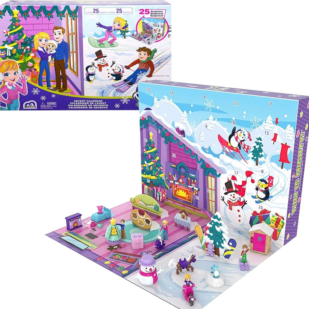 Advendikalender Mattel Polly Pocket hind ja info | Mänguasjad tüdrukutele | hansapost.ee