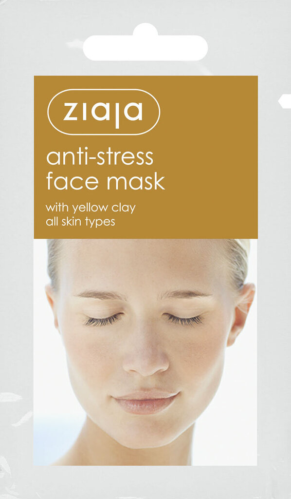 Stressivastane näomask kollase saviga Ziaja, 7 ml hind ja info | Näomaskid ja silmamaskid | hansapost.ee