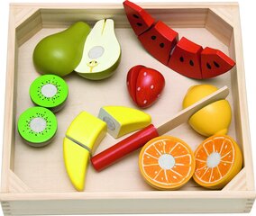 Игрушечные нарезные фрукты в коробке, Woody цена и информация | Игрушки для девочек | hansapost.ee