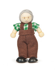 Маленькие деревянные куклы Budkins - Дедушка, Le Toy Van BK1001 цена и информация | Игрушки для девочек | hansapost.ee