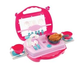 Кухонный уголок в чемодане с аксессуарами в Mochtoys цена и информация | Игрушки для девочек | hansapost.ee