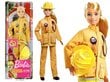 Nukk Barbie Firefighter цена и информация | Mänguasjad tüdrukutele | hansapost.ee