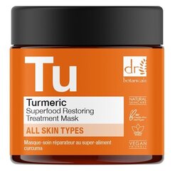 Taastav näomask Dr. Botanicals Turmeric Superfood Restoring 60 ml цена и информация | Маски для лица, патчи для глаз | hansapost.ee