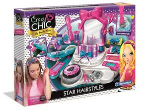 Loominguline komplekt soengu moodustamiseks Clementoni Crazy Chic Star Hairstyles FI, 78420 цена и информация | Игрушки для девочек | hansapost.ee