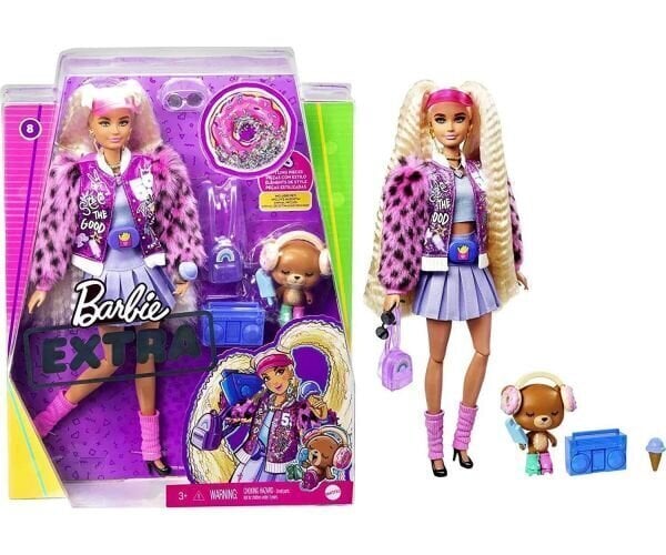 Barbie® Extra nukk blond GYJ77 цена и информация | Mänguasjad tüdrukutele | hansapost.ee