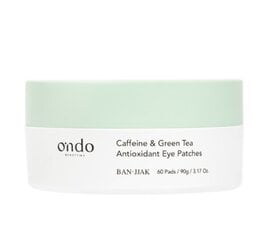 Гидрогелевые подушечки под глаза Ondo Beauty 36.5 Caffeine & Green Tea, 90 мл цена и информация | Маски для лица, патчи для глаз | hansapost.ee