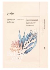 Niisutav lehtmask Ondo Beauty 36.5 Hyaluronic Acid & Algae, 25 ml hind ja info | Näomaskid ja silmamaskid | hansapost.ee