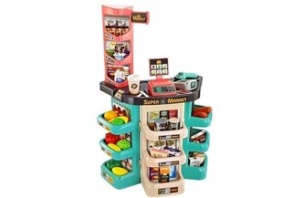 Mängupood jalutuskäru ja tarvikutega "Home Supermarket" цена и информация | Lean Toys Товары для детей и младенцев | hansapost.ee