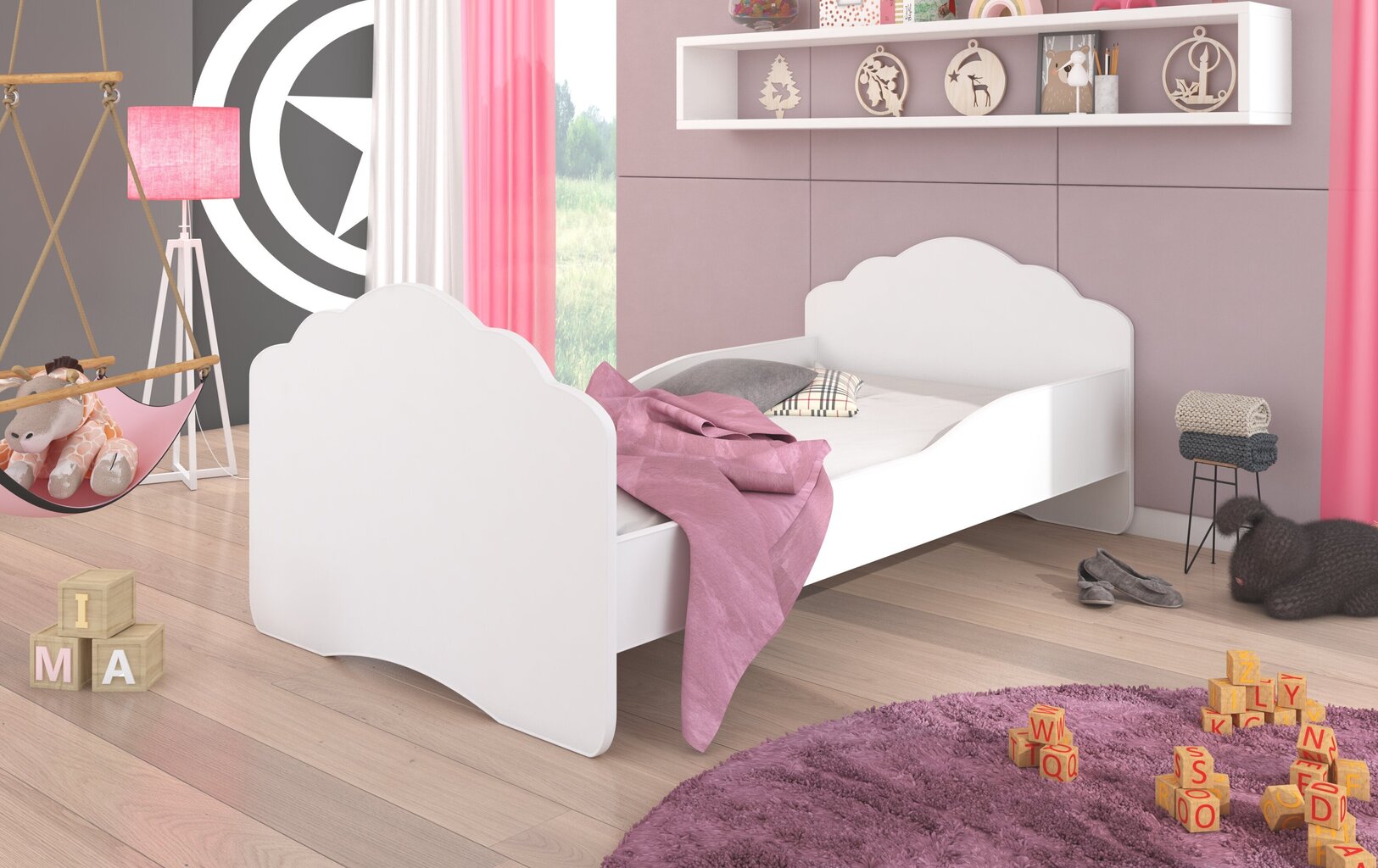Lastevoodi ADRK Furniture Casimo White, 160x80cm цена и информация | Lastevoodid | hansapost.ee
