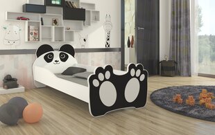 Lastevoodi ADRK Furniture Bear 164, 80x160 cm, valge/must цена и информация | Детские кровати | hansapost.ee