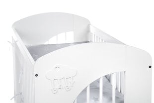 Детская кроватка Klupś Nel 120x60 Cloud, белая цена и информация | Klupš Детская мебель | hansapost.ee