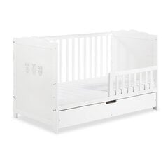 Кровать Marsell, 70x140 см, белая цена и информация | Детские кроватки | hansapost.ee