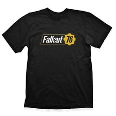 T-Shirt Fallout 76 Logo, Black Size S цена и информация | Атрибутика для игроков | hansapost.ee