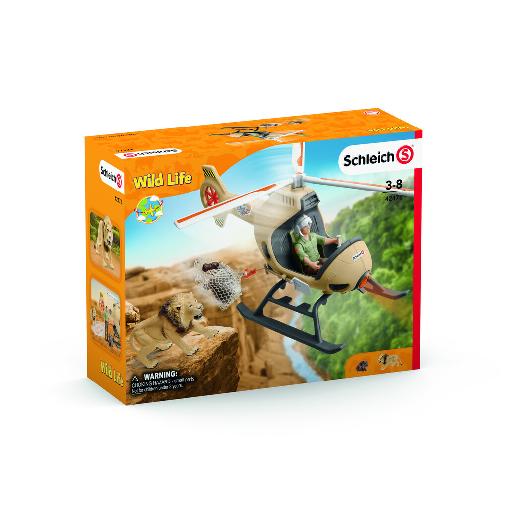 Loomade päästekopter Schleich Wild Life price and information | Mänguasjad poistele | hansapost.ee