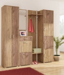 Комплект мебели для прихожей V, коричневый цена и информация | Комплекты в прихожую | hansapost.ee
