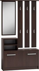 Комплект мебели для прихожей Vera, темно-коричневый цена и информация | Комплекты в прихожую | hansapost.ee