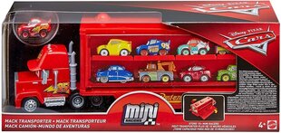 Transporter mini võidusõitjatele Cars, GNW33 hind ja info | Mänguasjad poistele | hansapost.ee