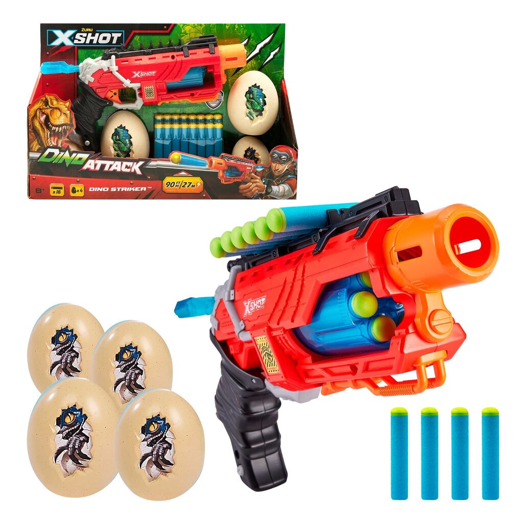 Nooltega mängupüstol Xshot Dino Striker, 4860 hind ja info | Mänguasjad poistele | hansapost.ee