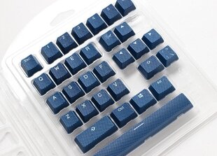 Ducky Rubber Keycap Set | 31vnt, Navy Blue hind ja info | Klaviatuurid | hansapost.ee