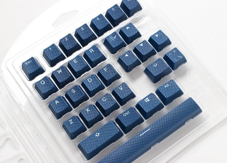 Ducky Rubber Keycap Set | 31vnt, Navy Blue hind ja info | Klaviatuurid | hansapost.ee