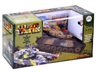 Puldiga juhitav tank, pruun цена и информация | Игрушки для мальчиков | hansapost.ee