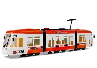 Heli- ja valgusefektidega tramm, 1:16, punane hind ja info | Mänguasjad poistele | hansapost.ee