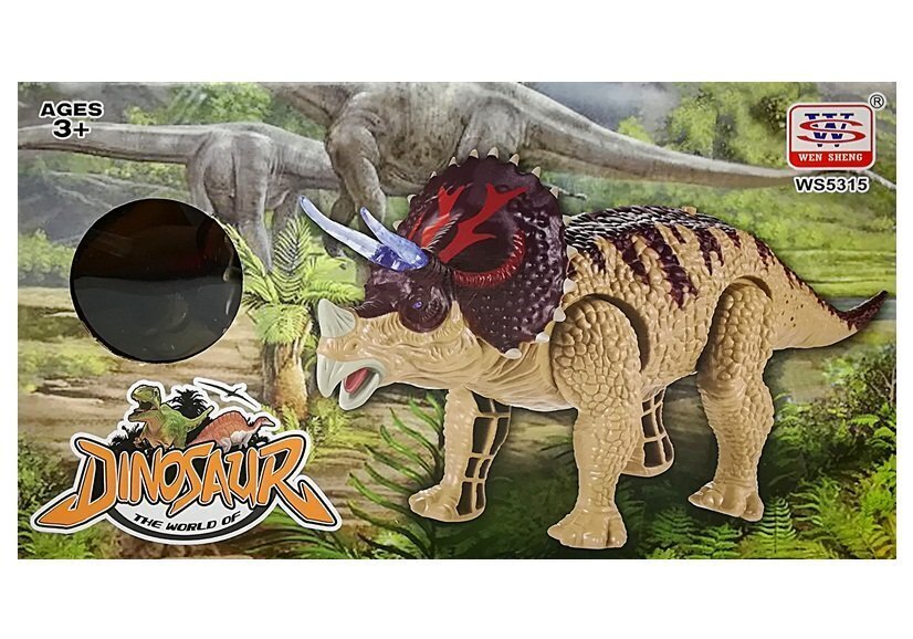 Mängudinosaurus Triceratops, roheline цена и информация | Mänguasjad poistele | hansapost.ee