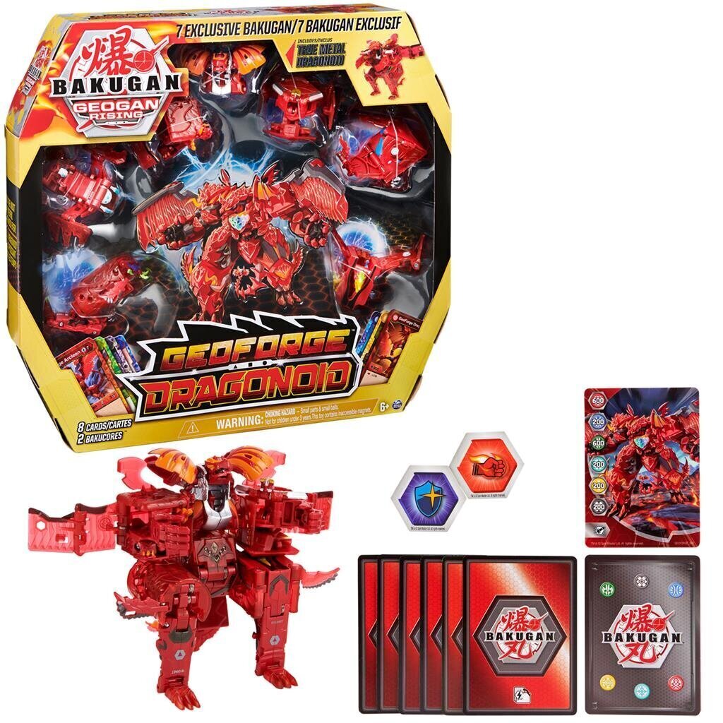 Komplekt Bakugan Geoforge Dragonoid, 6060838 цена и информация | Mänguasjad poistele | hansapost.ee