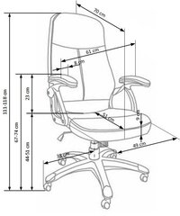 Kontoritool Edison, must hind ja info | Kontoritoolid | hansapost.ee