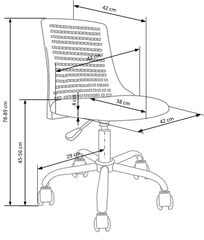 Kontoritool Pure, hall hind ja info | Kontoritoolid | hansapost.ee