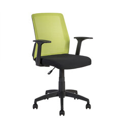 Офисный стул, Alpha, черный/зеленый цена и информация | Офисные кресла | hansapost.ee