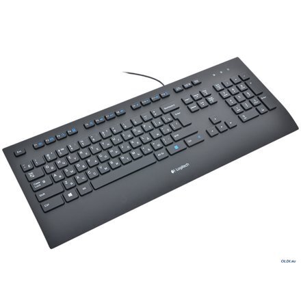 Juhtmega klaviatuur Logitech K280E, RUS, must цена и информация | Klaviatuurid | hansapost.ee