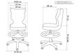 Lastetool Petit AB3, lilla/valge hind ja info | Kontoritoolid | hansapost.ee