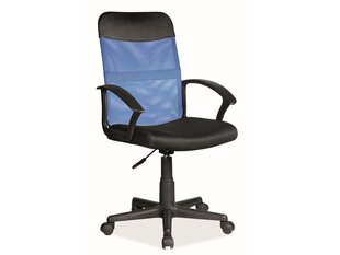 Офисное кресло Signal Meble Q-702, черное/синее цена и информация | Офисные кресла | hansapost.ee
