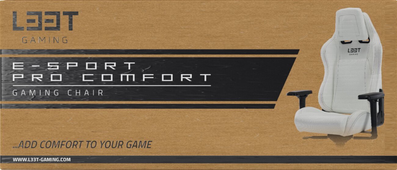 Mänguritool L33T Gaming E-Sport Pro Comfort, valge hind ja info | Kontoritoolid | hansapost.ee