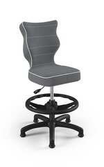 Детское кресло Entelo Petit Black JS33 с опорой для ног, темно-серое цена и информация | Офисные кресла | hansapost.ee