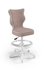 Детское кресло Entelo Petit White JS08 с опорой для ног, розовое цена и информация | Офисные кресла | hansapost.ee