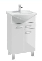 Alumine vannitoakapp valamuga Defra MEA D50 207-D-05006+1520, valge price and information | Bathroom cabinets | hansapost.ee