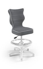 Эргономичное детское кресло Entelo Petit White JS33 с опорой для ног, темно-серое цена и информация | Офисные кресла | hansapost.ee