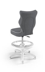 Эргономичное детское кресло Entelo Petit White JS33 с опорой для ног, темно-серое цена и информация | Офисные кресла | hansapost.ee