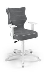 Детское офисное кресло Entelo Duo JS33 5, темно-серое/белое цена и информация | Офисные кресла | hansapost.ee