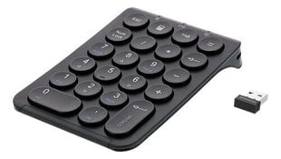 Juhtmeta numbri klaviatuur Deltaco TB-125, must цена и информация | Клавиатуры | hansapost.ee
