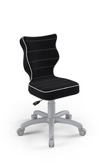 Офисное кресло Entelo Petit JS01 3, черное/серое цена и информация | Офисные кресла | hansapost.ee