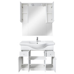 Набор мебели для ванной комнаты Selsey Belgos 106, белый цена и информация | Комплекты в ванную | hansapost.ee